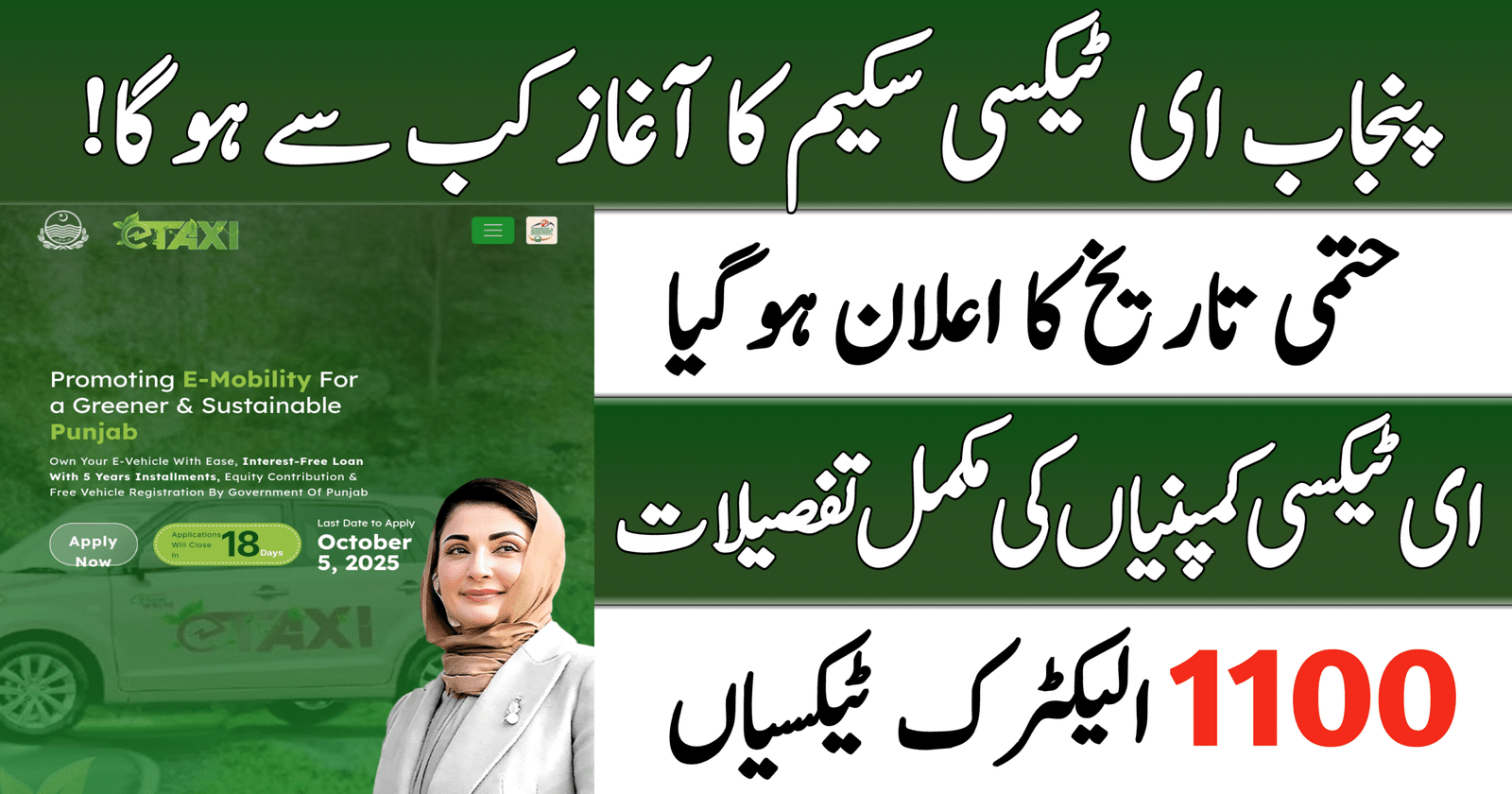 E-Taxi Companies for Punjab