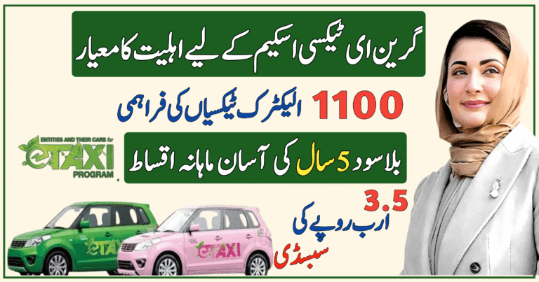 Eligibility Criteria for the Green E-Taxi Scheme